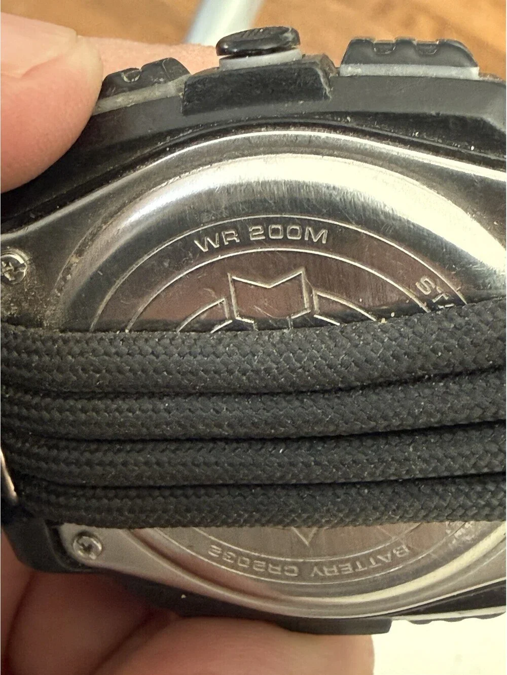 Timex Vibration Alarm Wr200m, Untested , Looks Ok